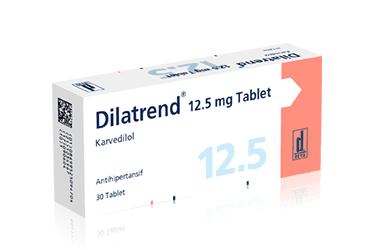 DILATREND 12,5 MG 30 TABLET İlaç Görseli