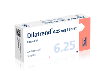 DILATREND 6,25 MG 30 TABLET İlaç Görseli