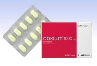 DOXIUM 1000 MG FILM TABLET (60 TABLET) İlaç Görseli