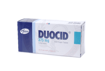 DUOCID 375 MG  FILM KAPLI TABLET(20 TABLET) İlaç Görseli