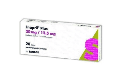 ENAPRIL PLUS 20 MG/12,5 MG TABLET İlaç Görseli
