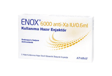 ENOX 6000 ANTI-XA IU/0,6 ML 2 KULLANIMA HAZIR ENJEKTOR İlaç Görseli