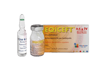 EQICEFT- IV 500 MG 1 FLAKON İlaç Görseli