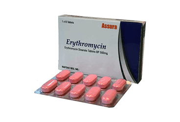 ERYTHROMYCIN 500 MG 20 TABLET İlaç Görseli