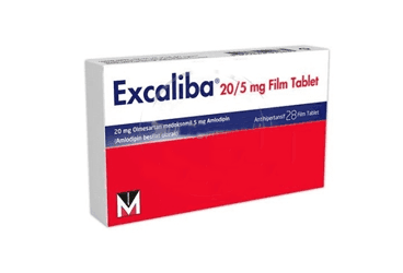 EXCALIBA 20/5 MG FILM KAPLI TABLET (28 TABLET) İlaç Görseli