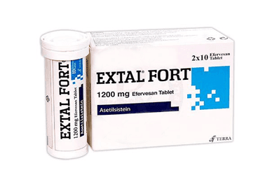 EXTAL FORT 1200 MG EFERVESAN TABLET (20 TABLET) İlaç Görseli