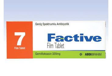 FACTIVE 320 MG FILM KAPLI TABLET (7 TABLET) İlaç Görseli