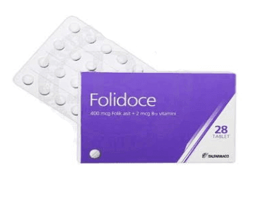 FOLIDOCE 400 MCG/2 MCG 28 TABLET İlaç Görseli