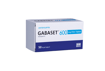 GABASET 600 MG 50 FILM KAPLI TABLET İlaç Görseli