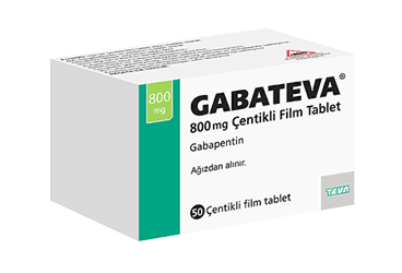 GABATEVA 800 MG 50  CENTIKLI FILM TABLET İlaç Görseli