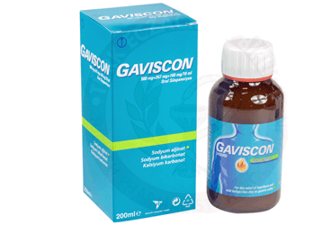 GAVISCON 500 MG + 267 MG + 160 MG / 10 ML ORAL SUSPANSIYON (200 ML) İlaç Görseli