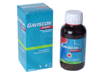 GAVISCON ADVANCE 1000 MG + 200 MG /10 ML ORAL SUSPANSIYON (200 ML) İlaç Görseli