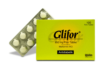 GLIFOR 850 MG 100 FILM TABLET İlaç Görseli