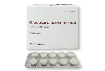 GLUCOTARD 850 MG 100 FILM TABLET İlaç Görseli