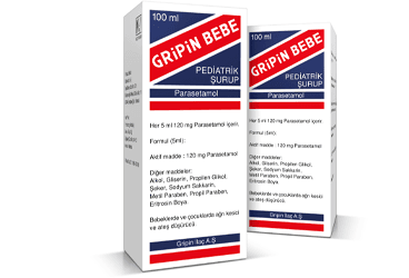GRIPIN BEBE 120 MG/5 ML 150 ML SURUP İlaç Görseli