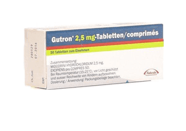 GUTRON 2.5 MG 50 TABLET İlaç Görseli