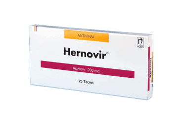 HERNOVIR 200 MG 25 TABLET İlaç Görseli