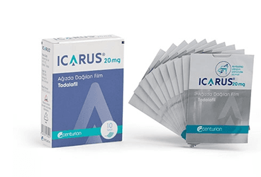 ICARUS 20 MG AGIZDA DAGILAN FILM (2 SASE) İlaç Görseli