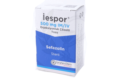 IESPOR 500 MG IM/IV ENJEKSIYONLUK COZELTI TOZU İlaç Görseli