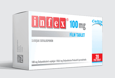 INFEX 100 MG 20 FILM TABLET İlaç Görseli
