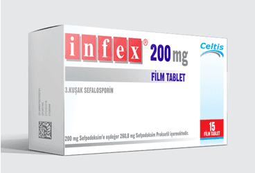 INFEX 200 MG 20 FILM TABLET İlaç Görseli