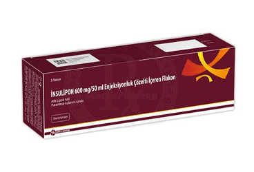 INSULIPON 600 MG/ 50 ML ENJ. COZ. ICEREN 5 FLAKON İlaç Görseli