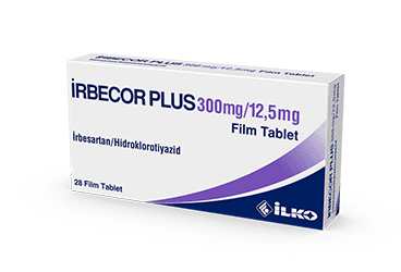 IRBECOR PLUS 300 MG /12,5 MG 28 FILM TABLET İlaç Görseli