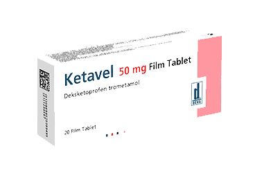 KETAVEL 50 MG 30 FILM TABLET İlaç Görseli