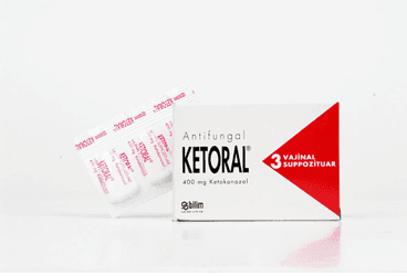 KETORAL 400 MG VAJINAL SUPOZITUVAR (3 SUPOZITUVAR) İlaç Görseli