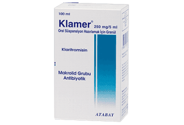 KLAMER 250 MG 100 ML SUSPANSIYON İlaç Görseli