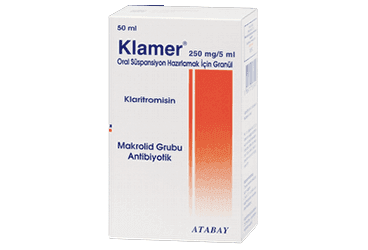 KLAMER 250 MG 50 ML SUSPANSIYON İlaç Görseli