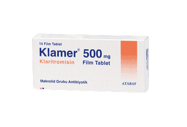 KLAMER 500 MG 14 FILM TABLET İlaç Görseli