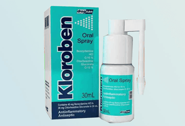 KLOROBEN 1,5 MG/ML + 1,2 MG/ML ORAL SPREY, COZELTI, 30 ML İlaç Görseli