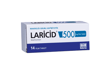 LARICID 500 MG 14 FILM KAPLI TABLET İlaç Görseli