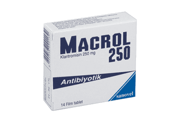 MACROL 250 MG 14 FILM TABLET İlaç Görseli