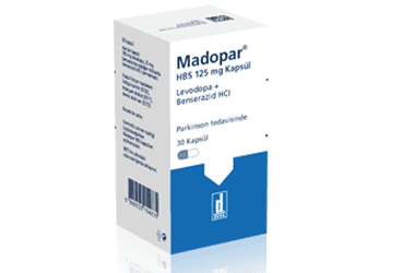 MADOPAR HBS 125 MG 30 KAPSUL İlaç Görseli