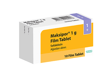 MAKSIPOR 1 GR 10 FILM TABLET İlaç Görseli