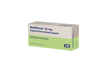 MEDIKINET 20 MG DEGISTIRILMIS SALIMLI KAPSUL (30 KAPSUL) İlaç Görseli