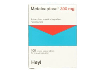 METALCAPTASE 300 MG 100 TABLET İlaç Görseli