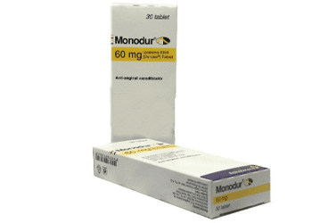 MONODUR 60 MG UZATILMIS ETKILI ( DURULES ) TABLET (30 TABLET) İlaç Görseli