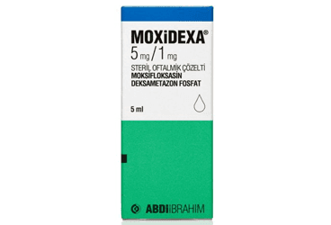 MOXIDEXA 5 MG/1 MG STERIL OFTALMIK COZELTI (5 ML) İlaç Görseli