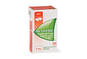 NICORETTE FRESHFRUIT 2 MG MEYVELI SAKIZ 105 TABLET İlaç Görseli