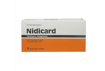 NIDICARD 10 MG 30 KAPSUL İlaç Görseli