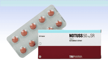 NOTUSS 50 MG SR 20 TABLET İlaç Görseli
