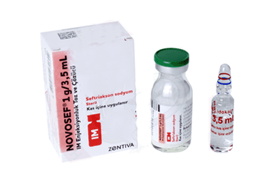 NOVOSEF 1000 MG IM 1 FLAKON İlaç Görseli