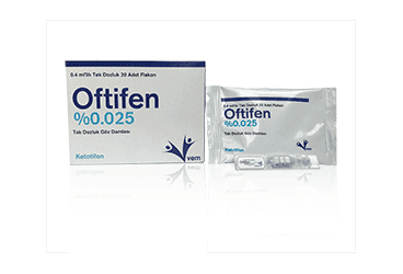 OFTIFEN % 0,025 TEK DOZLUK GOZ DAMLASI 20 ADET İlaç Görseli