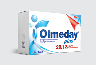 OLMEDAY PLUS 20/12,5 MG 28 FILM TABLET İlaç Görseli