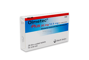 OLMETEC PLUS 20 MG/25 MG 28 FILM KAPLI TABLET İlaç Görseli