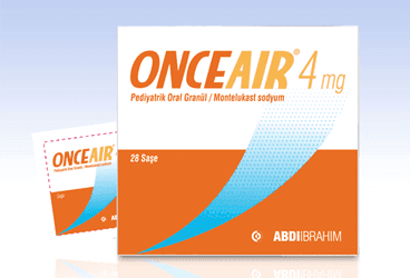 ONCEAIR 4 MG PEDIYATRIK ORAL GRANUL 28 SASE İlaç Görseli