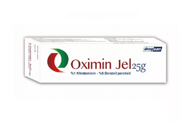 OXIMIN 10 MG/G + 50 MG/G JEL, 25 GR İlaç Görseli